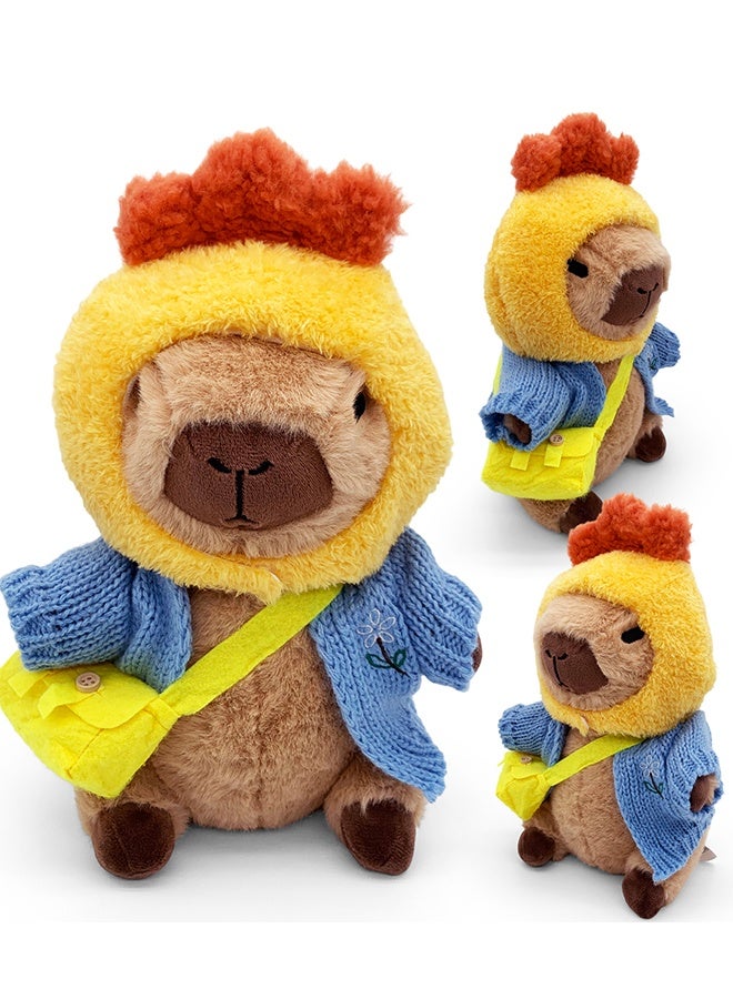 WESOPAN 8 PCS Capybara Plush with Clothes and Accessories, Stuffed Animal for Kids Girls Boys - Image 5