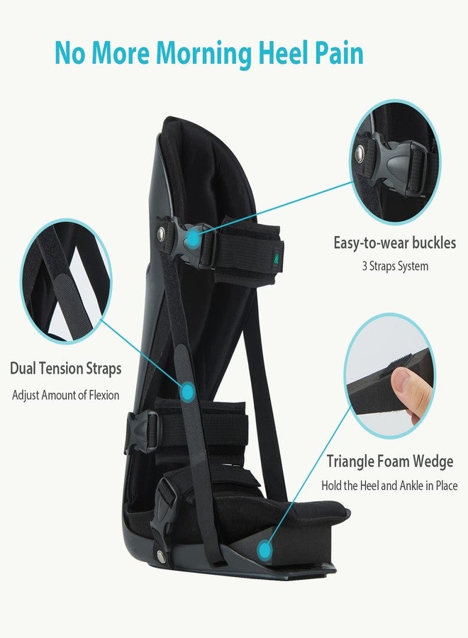 KD Plantar Fasciitis Night Splint, Plantar Fasciitis Relief Brace for Achilles Tendonitis, Foot Pain, Heel Spur, Calf Stretching, Fits Right or Left Foot - Image 4