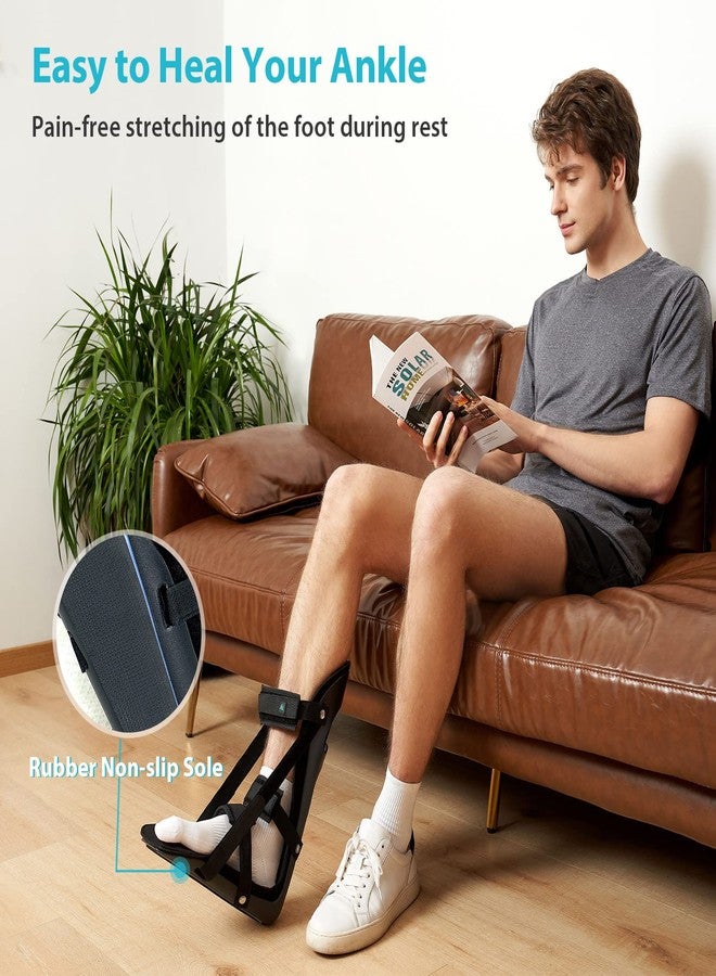 KD Plantar Fasciitis Night Splint, Plantar Fasciitis Relief Brace for Achilles Tendonitis, Foot Pain, Heel Spur, Calf Stretching, Fits Right or Left Foot - Image 5