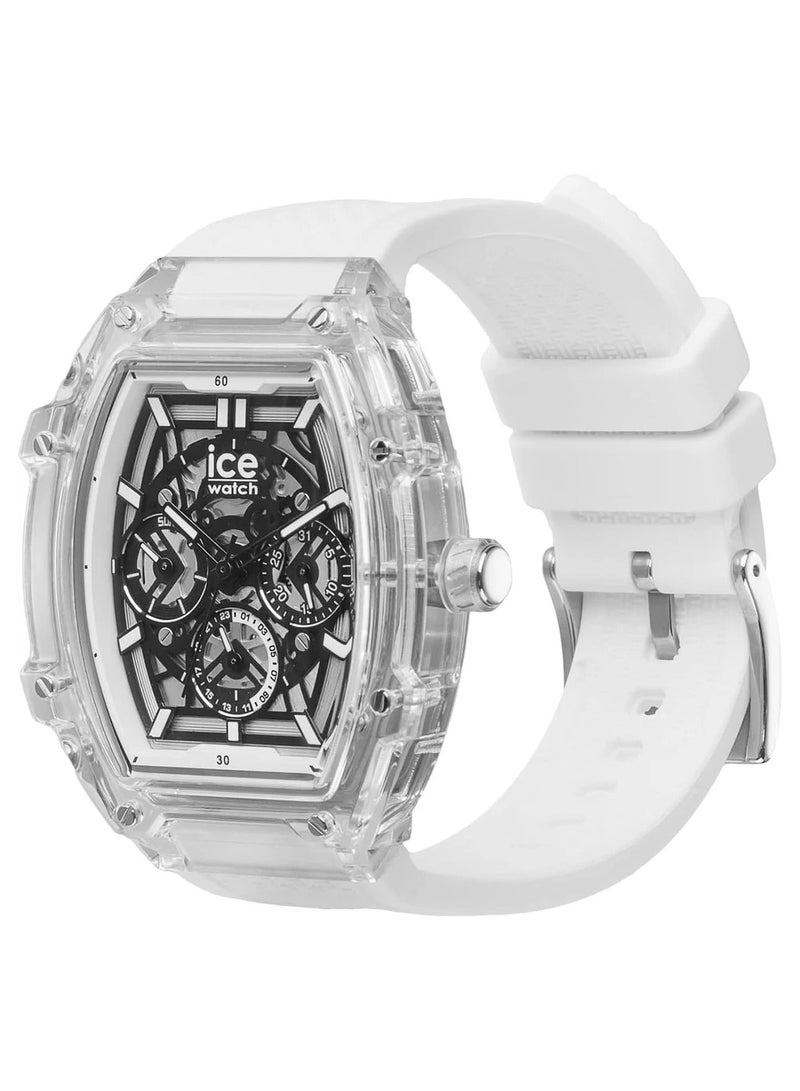 Ice Watch ice boliday clear white skeleton date medium tonneau - Image 2