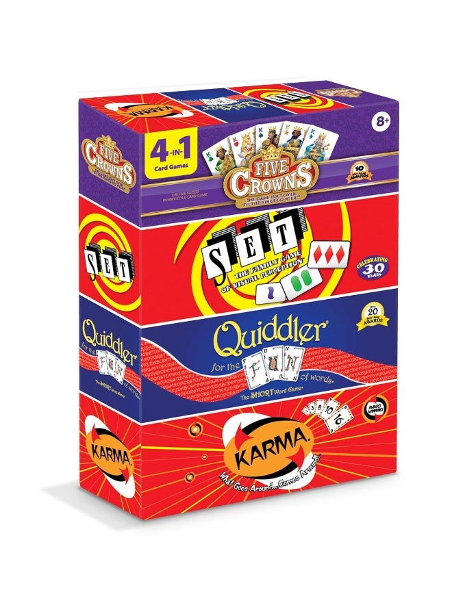 PlayMonster 4-in-1 Card Game Bundle Pack - Image 1