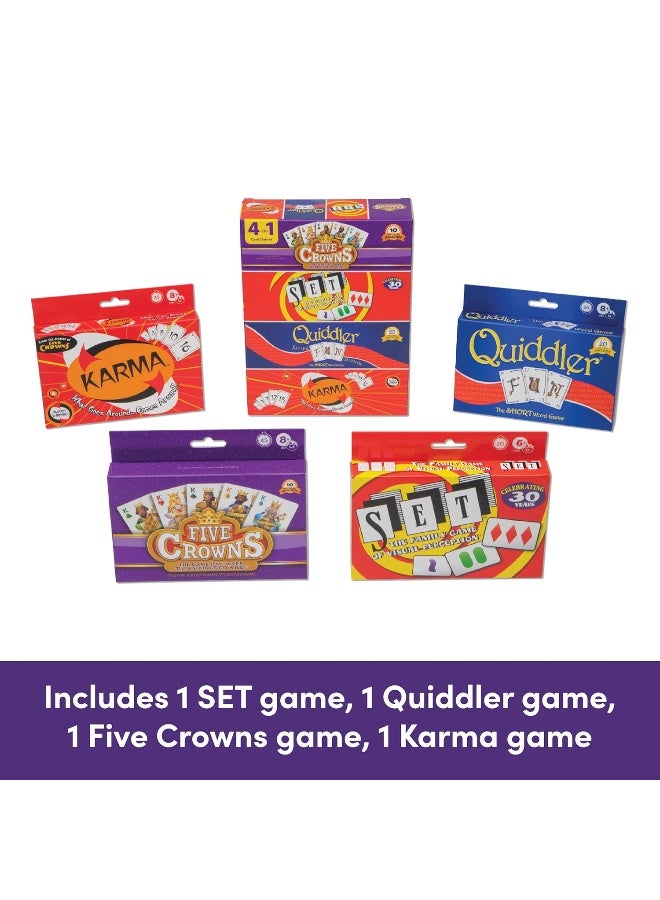 PlayMonster 4-in-1 Card Game Bundle Pack - Image 2