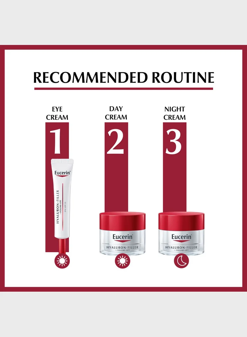 Eucerin كريم العين هيالورون - فيلر + رفع حجم العين 15 مل