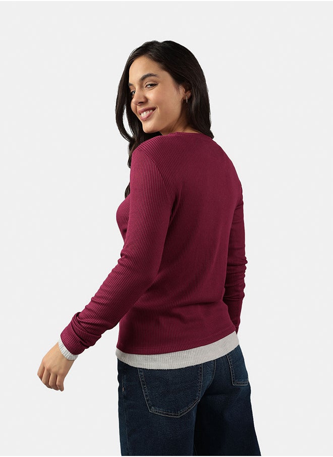 امريكان ايجل - Crew Neck Knitted T-Shirt - Image 1