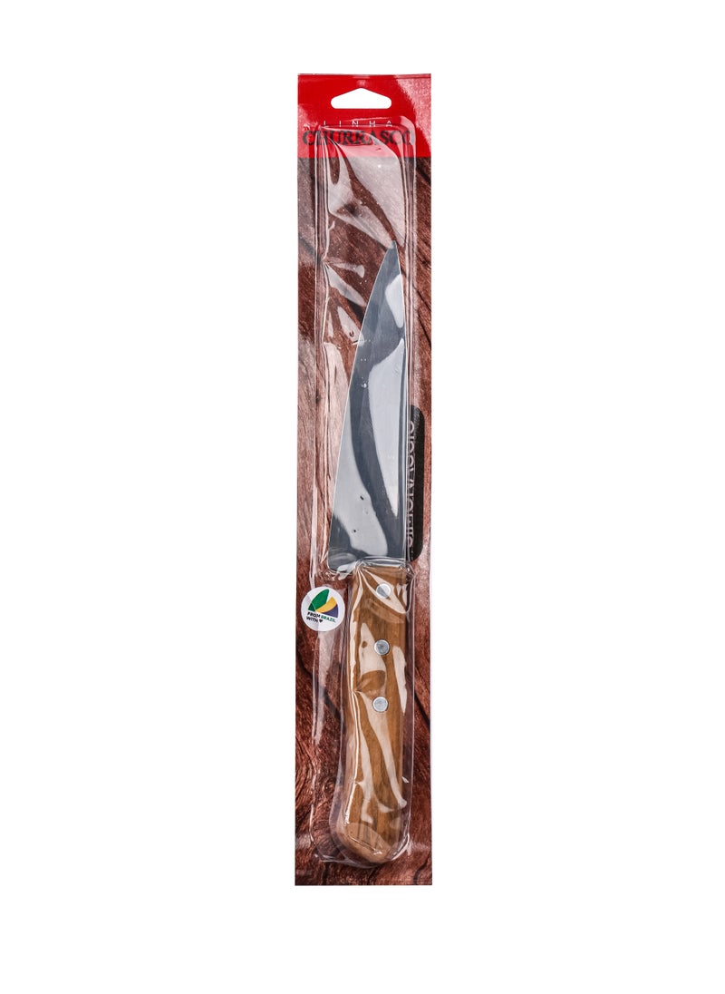 SIMONAGGIO - SIMONAGGIO 7'' FISHING KNIFE WOODEN HAND 846710 - Image 1
