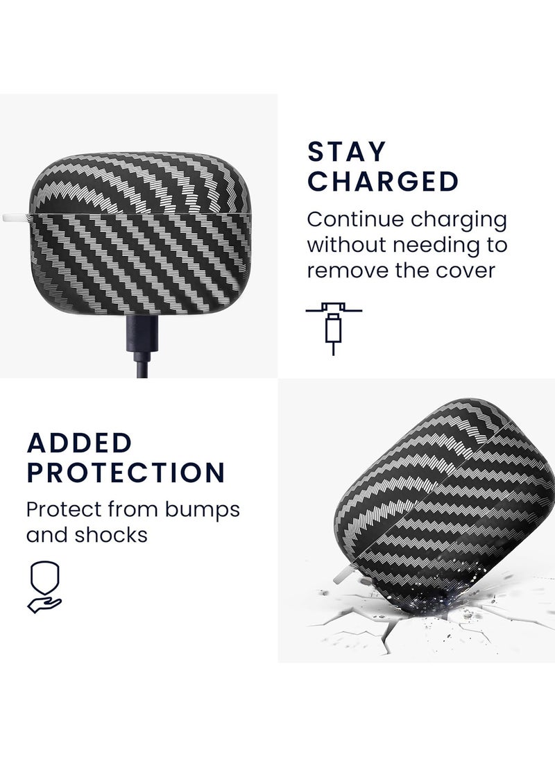 Aramid pattern Earphones Compatible with Airpods 2 Headphones Cover - Black - Image 4