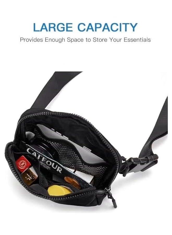 Belt Bag Fanny Pack Crossbody Bags for Women Men, Everywhere, Water Resistant Waist Packs, Bean Green - Image 5