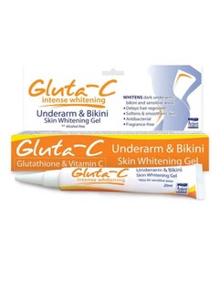 Gluta-C Intense Whitening Underarm And Bikini Skin Whitening Gel 20ml