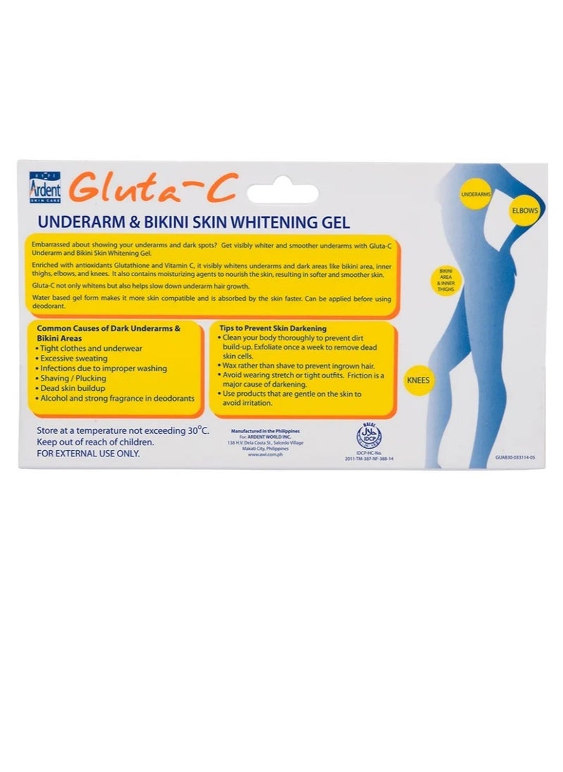 GLUTA C - Gluta-C Intense Whitening Underarm And Bikini Skin Whitening Gel 20ml - Image 1