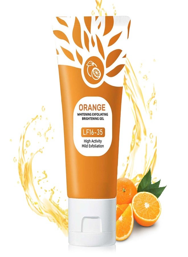 Orange Exfoliating Gel Scrub for Face and Body, Orange Peeling Gel, Moisturizing Scrub with Enzymes for Smooth & Radiant Skin, Gentle Exfoliator All Skin Types (1 Pack, 2 Fl Oz) - Image 1