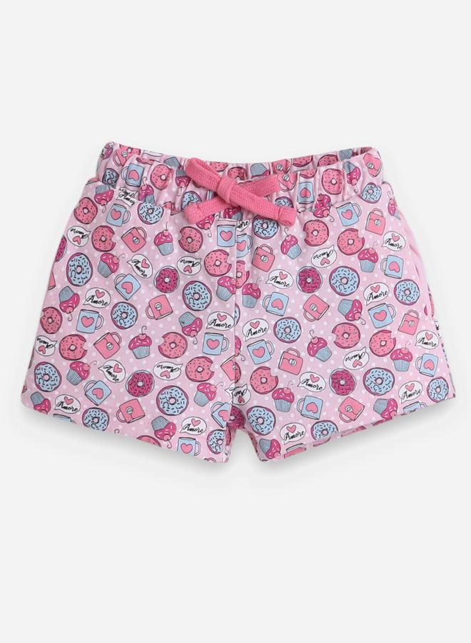 victor and jane Graphic Print T-Shirt and All-Over Printed Shorts Set - Image 4