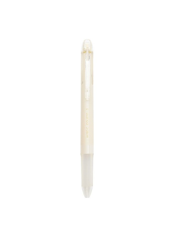 Pilot Coleto Multi-Function Pen Body With 3-Color Click Mechanism Lhkcg15C Pearl White - Image 3