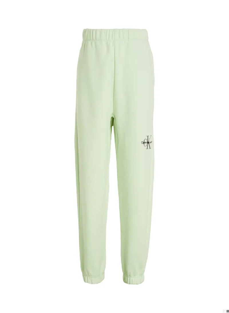 Calvin Klein Jeans Calvin Klein Jeans Kids, Girls' Sweatpants - Sportswear - Cotton , Green