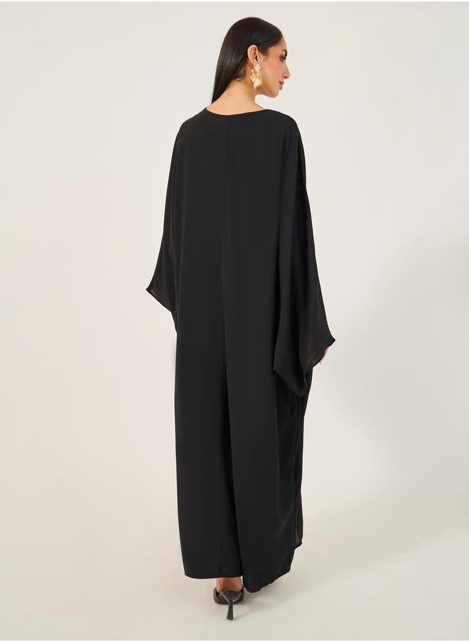 Styli Maxi Kaftan with Embroidery by Styli  - Image 5