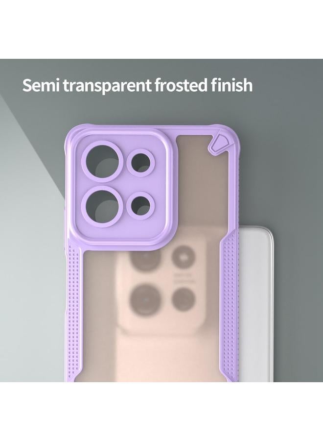 S-TOP Case For Motorola Moto G75 5G Armor Glaze PC Hybrid TPU Phone Case - Image 5