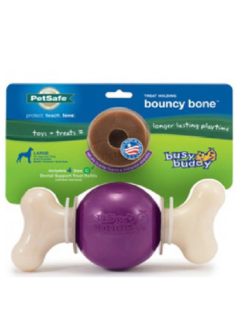 عظمة نطاطة Busy Buddy من PetSafe - متوسطة إلى كبيرة