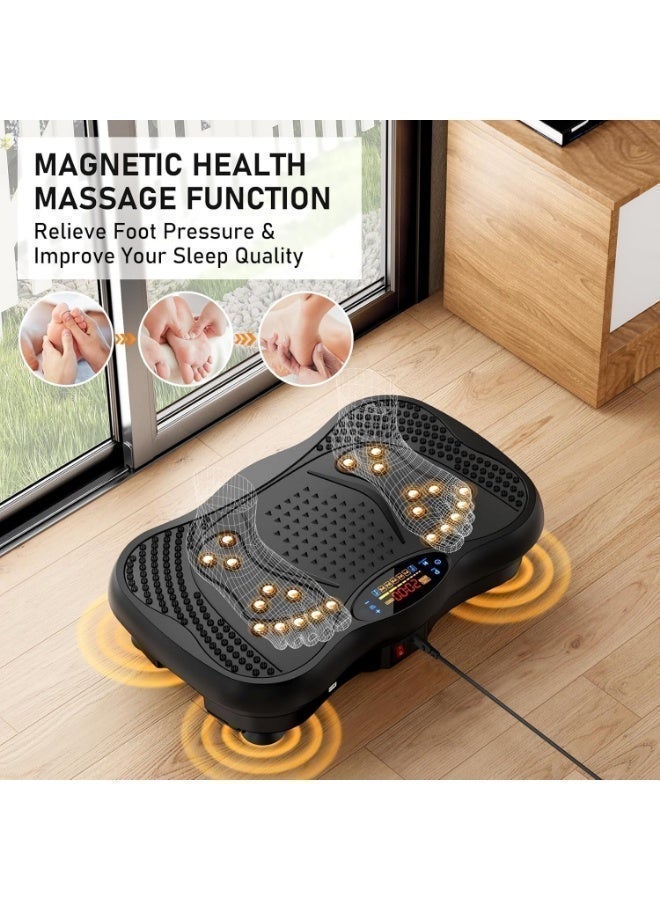 CITY STAR - Vibration Plate Exercise Machine, Fitness Vibration Trainer, Pink - Image 5