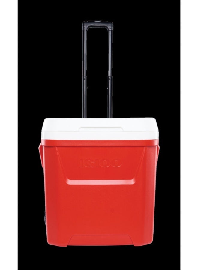 Igloo Rolling Cooler 60 QT Laguna Red