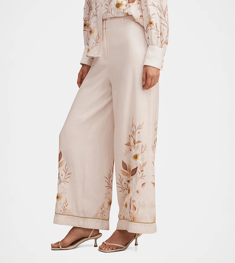 فورايفر نيو Sylvia Floral Print Pant