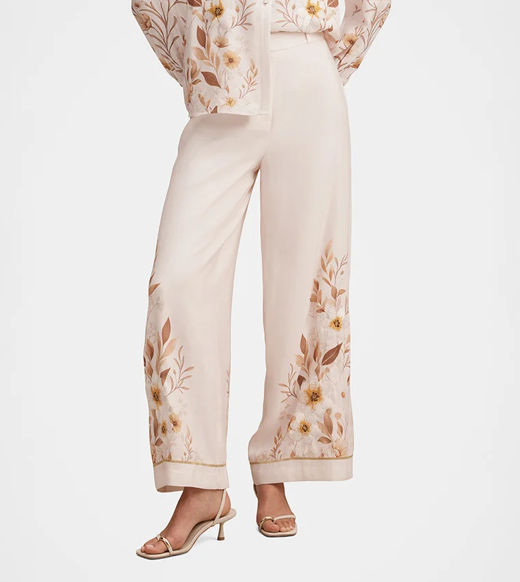 فورايفر نيو Sylvia Floral Print Pant