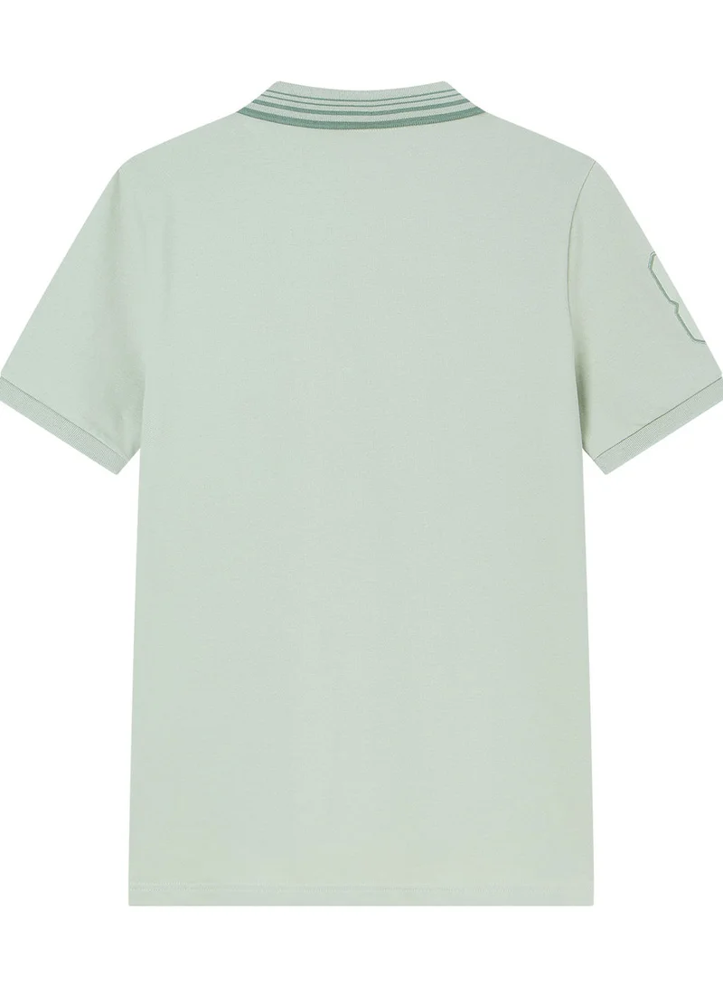 GIORDANO  Men’s Cotton Slim Polo with 3D Lion Embroidery for Men | Best Price UAE