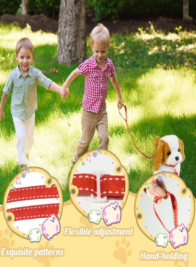 lonfypeng Plush Toys Walking Dog Toys that Can Walk, Bark and Wag Tail,Interactive Electronic Pet Toys Puppy with Leash,Easter Christmas Birthday Gift for Toddlers Kids - Image 4