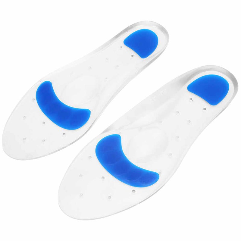 Silicone Insoles Shock Absorption High Elasticity Cuttable Arch Support Shoe Insert Insoles - Image 3