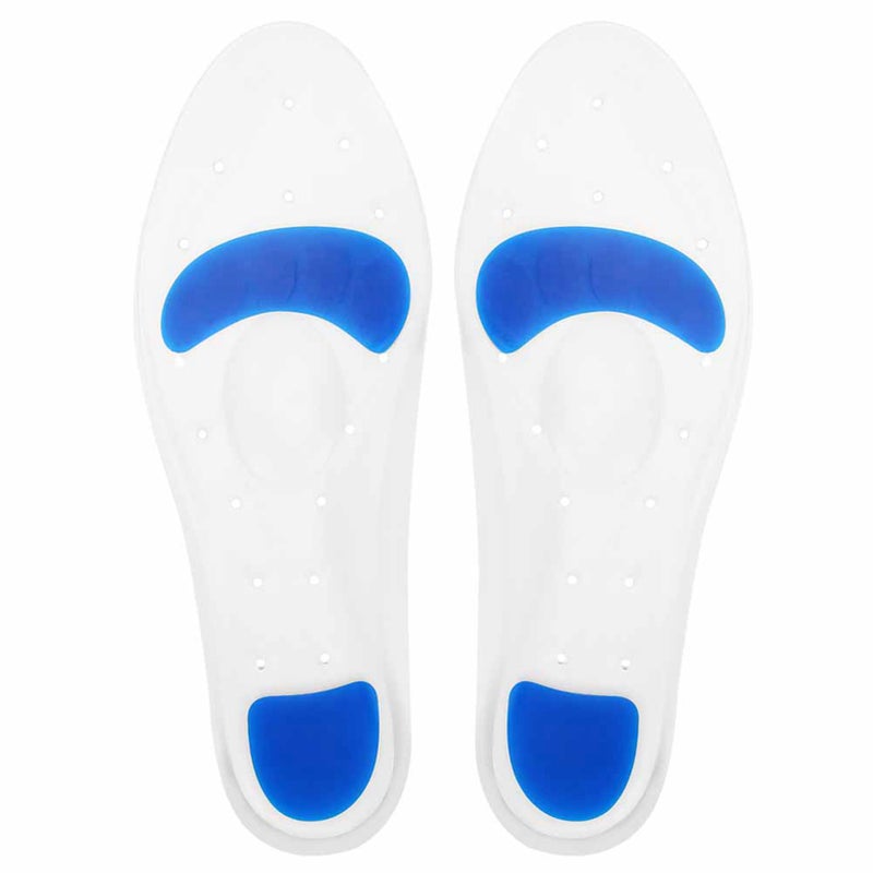 Silicone Insoles Shock Absorption High Elasticity Cuttable Arch Support Shoe Insert Insoles - Image 1
