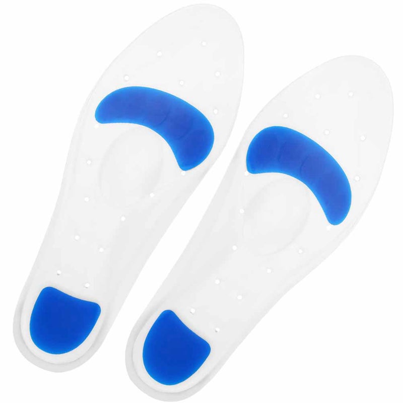Silicone Insoles Shock Absorption High Elasticity Cuttable Arch Support Shoe Insert Insoles - Image 2