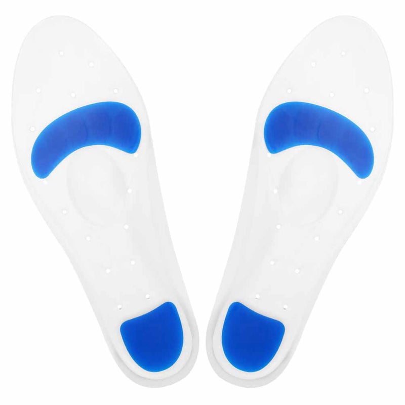Silicone Insoles Shock Absorption High Elasticity Cuttable Arch Support Shoe Insert Insoles - Image 5