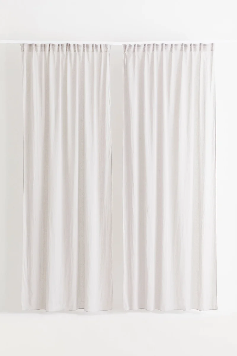 H&M 2-Pack Multiway Linen-Blend Curtains