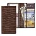 Peisicne Car Registration and Insurance Holder Brown Vehicle Glove Box Car Organizer with Magnetic Closure for Documents Cards License Car Organization 1 Pack - Image 2