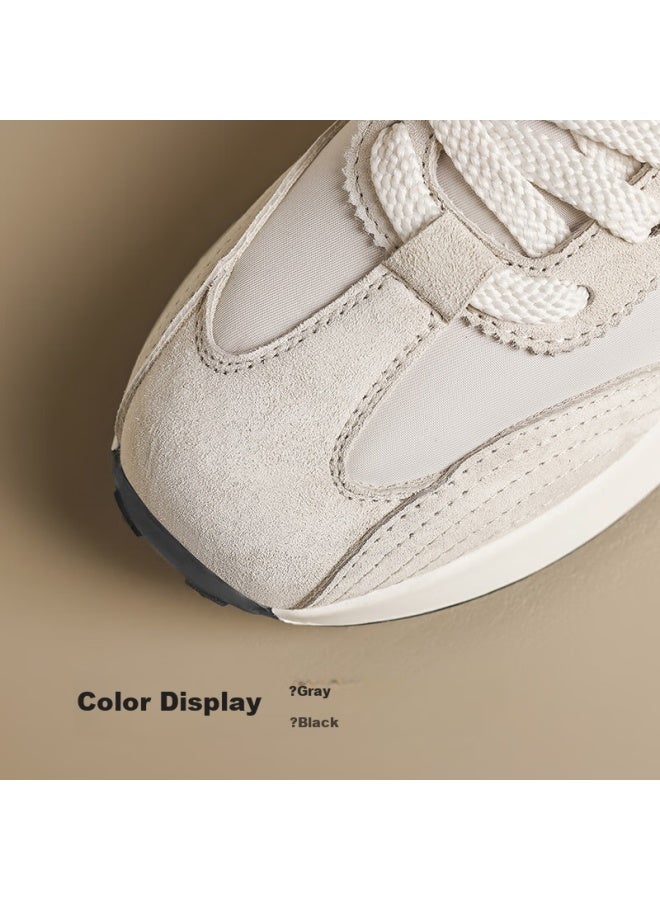 Zhr Dexun Women's New Breathable Running Shoes, Thick-soled Versatile Casual Women's Sneakers, Ak207, Beige-green, Size 35 - Image 5