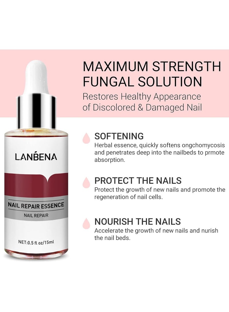 LANBENA LANBENA Nail Repair Essence Clear 15ml  - Image 4