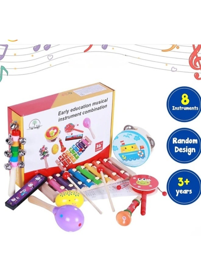 حديقة الألعاب مجموعة آلات موسيقية للأطفال - مجموعة متعددة من الأدوات الموسيقية للعب الإبداعي والاستكشاف الموسيقي - Image 3