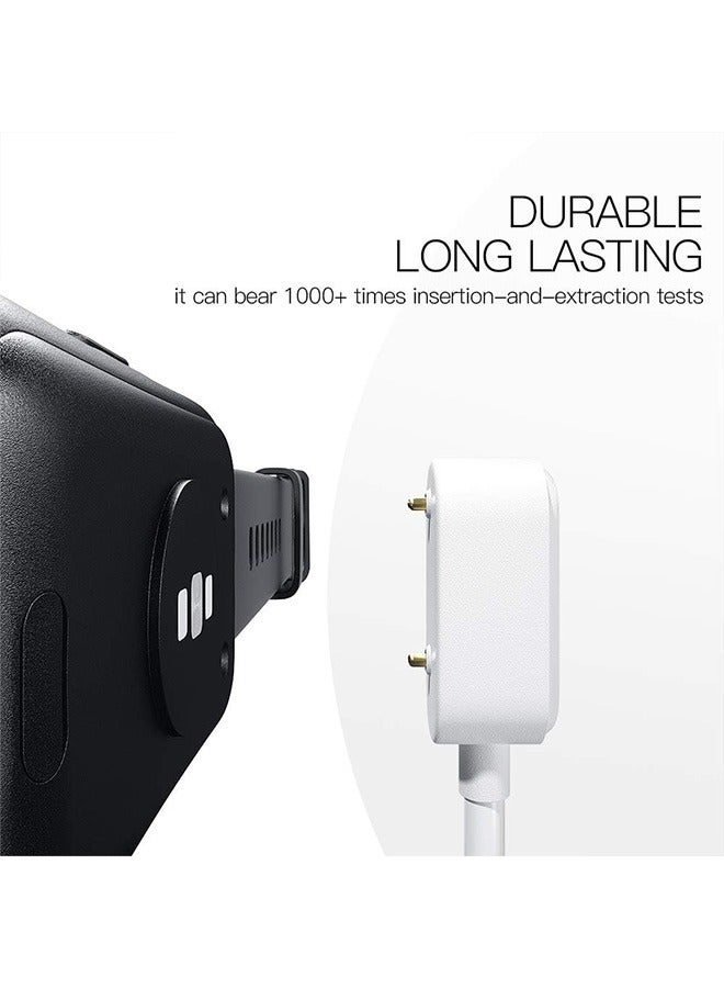 Charger Compatible with Huawei Watch Fit Honor Band 6, Smart Watch Replacement USB Charger Charging Cable 100cm, Magnetic Attraction Charger (White) - Image 4