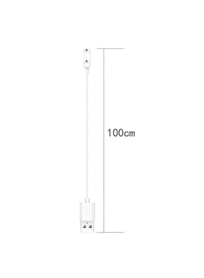 Charger Compatible with Huawei Watch Fit Honor Band 6, Smart Watch Replacement USB Charger Charging Cable 100cm, Magnetic Attraction Charger (White) - Image 2