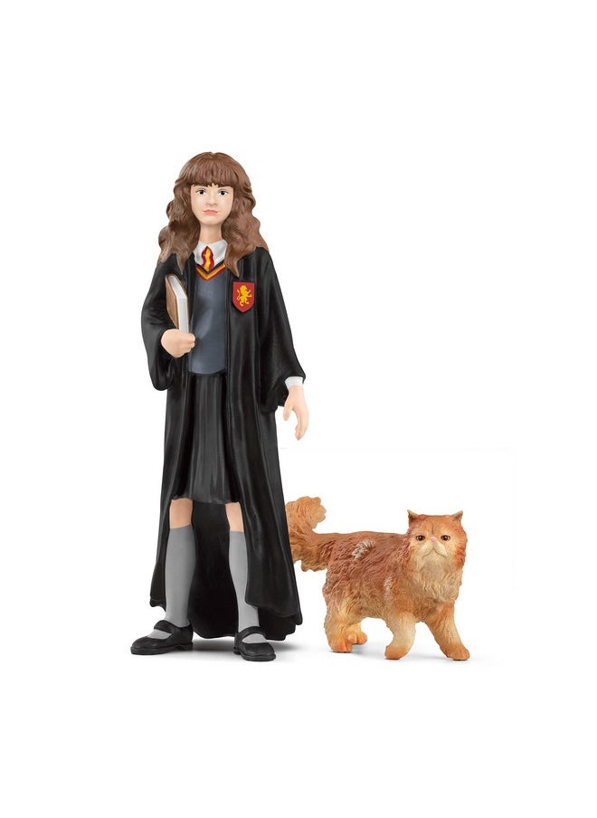 Schleich Wizarding World Of Harry Potter 2Piece Set With Hermione Granger & Crookshanks Collectible Figurines For Kids Ages 6+  - Image 1