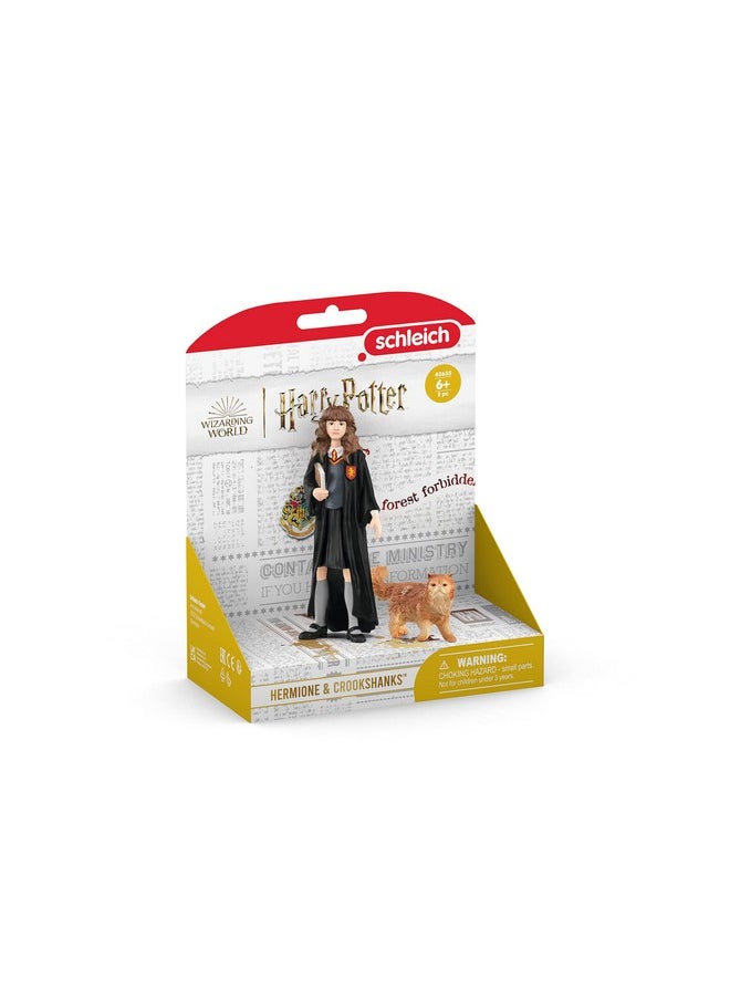 Schleich Wizarding World Of Harry Potter 2Piece Set With Hermione Granger & Crookshanks Collectible Figurines For Kids Ages 6+  - Image 3
