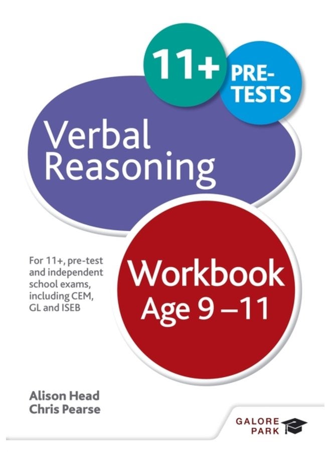 Verbal Reasoning Workbook Age 9 11 For 11 pre test and independent school exams including CEM GL and ISEB - Paperback