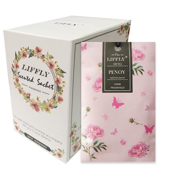 14 PACKS PEONY SCENTED SACHETS FOR DRAWERS AND CLOSETS GIFT