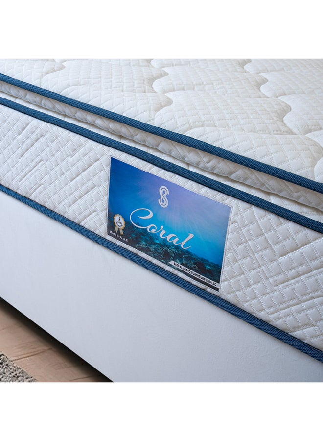 Bed and Mattress Zone Coral Pillow Top Bonnell Spring Mattress 180x210 Super King Size - Image 5