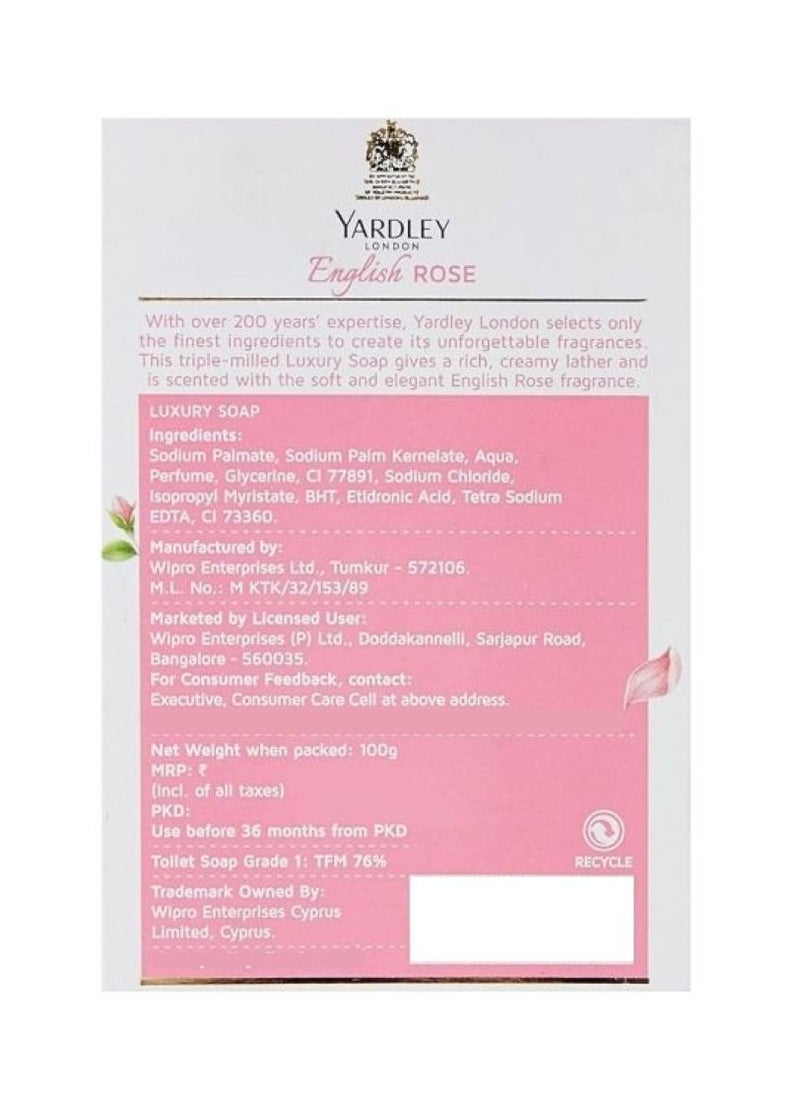 Yardley English Rose Luxury Soap 100 G  - Image 3