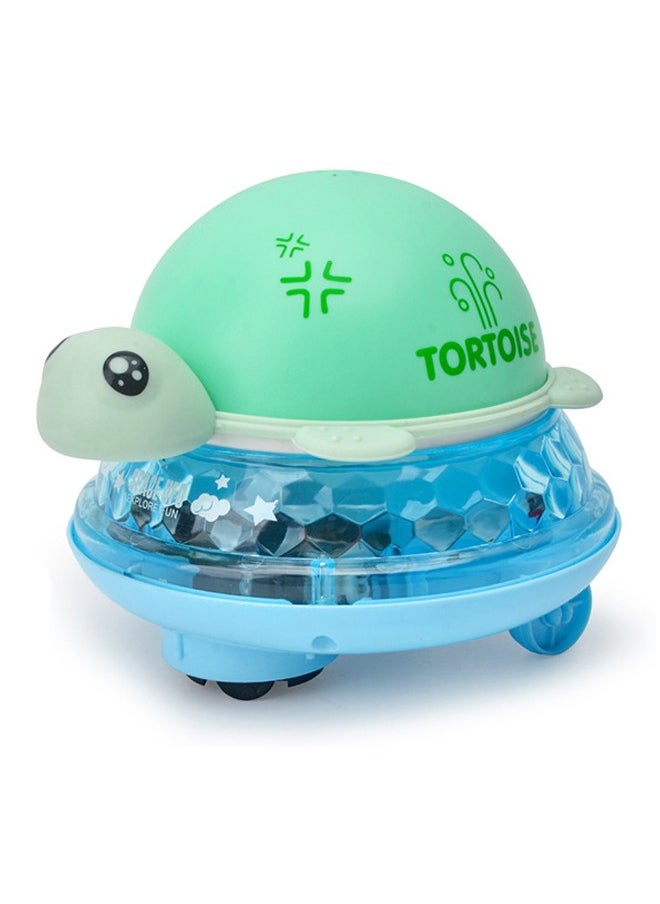 PYEBE - Children's Bath Toy Water Turtle Girls Boys Electric Induction Water Spray Ball Universal Base-Green - Image 1