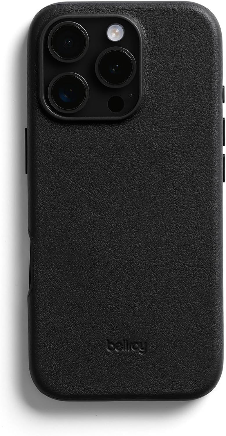 BELLROY Leather Case for iPhone 16 Pro Max - Black - Image 1