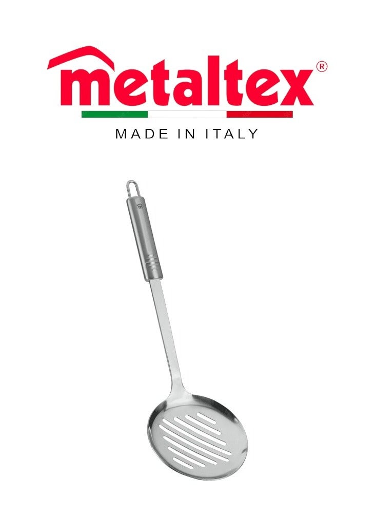 Metaltex Metaltex Imperial Skimmer – 35cm Stainless Steel Slotted Spoon with Ergonomic Handle, Beginner Series  - Image 2