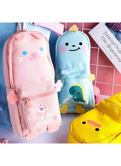 Happy Kids Happy Kids Zipper Pencil Pouch (Blue)  - Image 4
