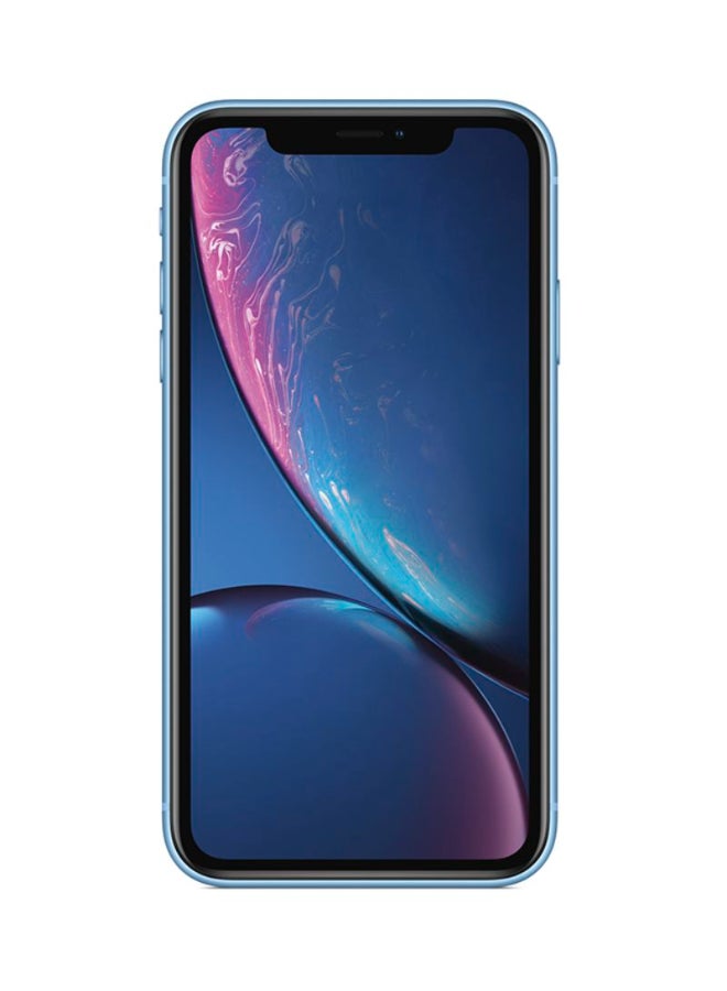 ابل  مُجدد - آيفون XR بذاكرة داخلية سعة 256 جيجابايت يدعم تقنية 4G LTE وتطبيق فيس تايم - النسخة العالمية، لون أزرق - Image 2