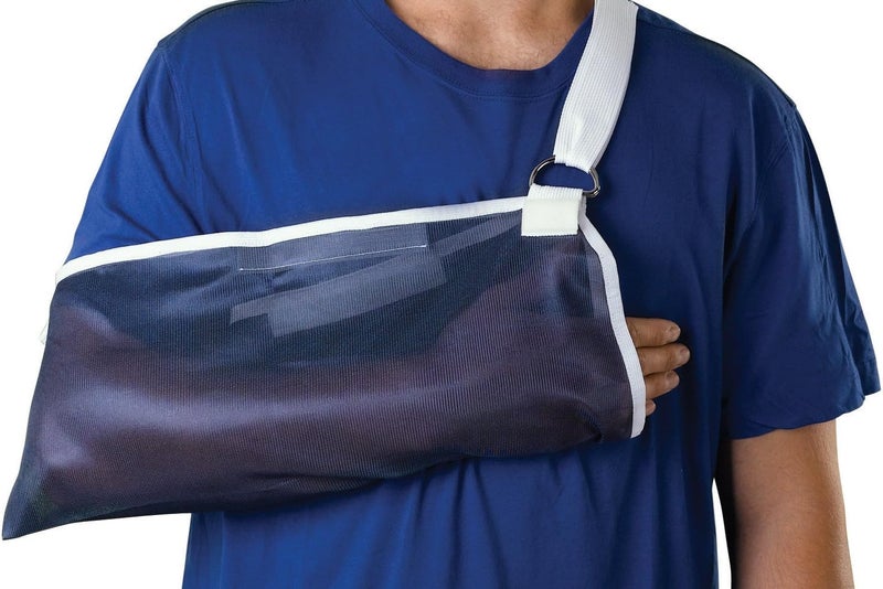 Medline Universal Arm Sling - Breathable Polyester Knit Mesh with Adjustable Shoulder Strap and Shoulder Pad