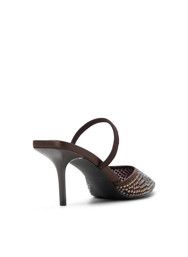 كول ات سبرنج Aven Ladies Brown Heeled Shoes